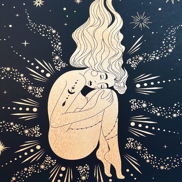 Virgo Wall Art Celestial Zodiac Print Poster Unframed - Picture 10 of 16